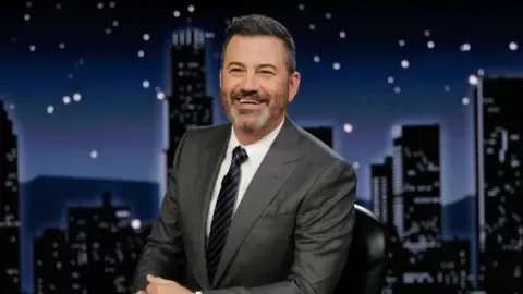 TV personality Jimmy Kimmel for now taken off air following questionable statements about Charlie Kirk