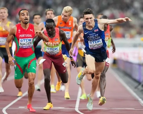 Britain's Wightman Narrowly Misses Gold as Portuguese Isaac Nader Takes Surprise 1500m Victory