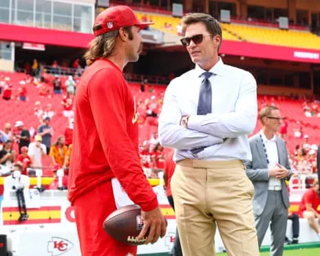 The NFL legend draws social media outrage following appearing in Las Vegas Raiders team booth