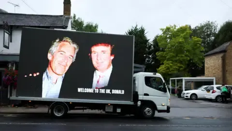 Four Arrests Carried Out Following Trump and Jeffrey Epstein Images Displayed on Windsor Castle