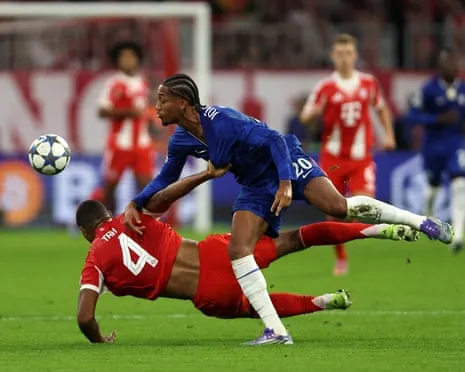 Chelsea's manager rages after the German giants defender Tah avoids sending-off in UCL setback